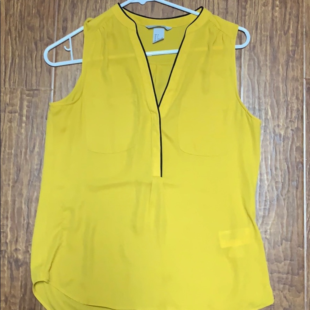 Mustard color tank!